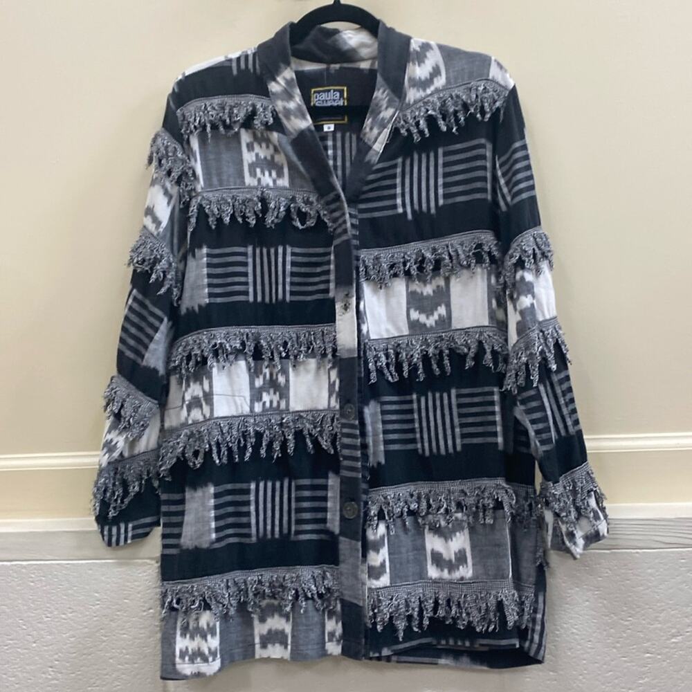 Paula Sweet Muslin Mink vintage women’s small button front shirt
